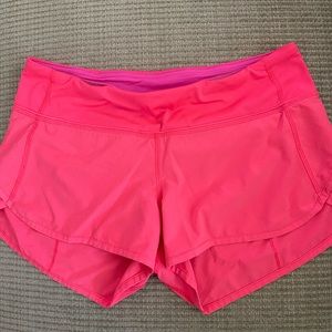 Lululemon speed shorts